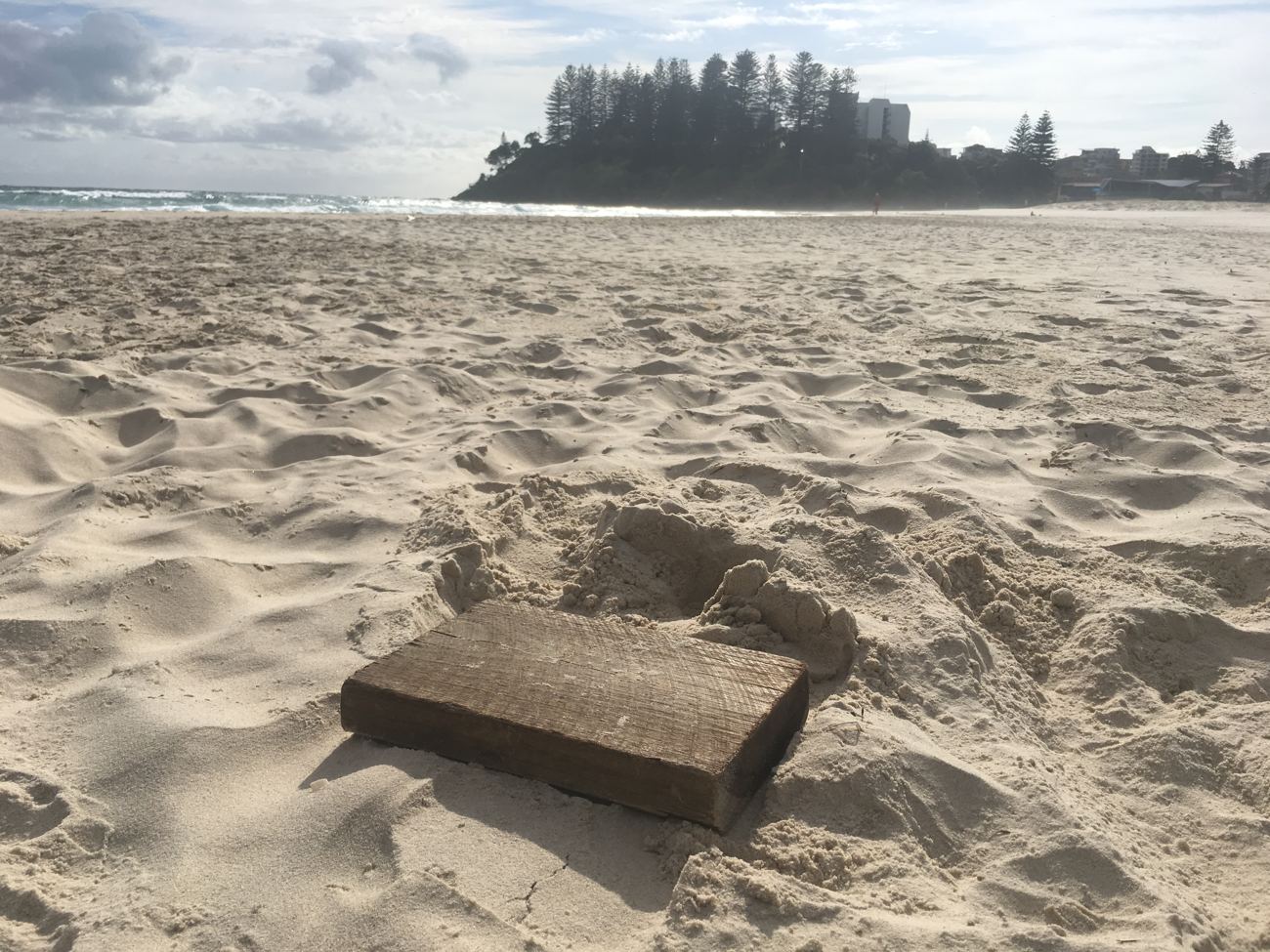 Race weekend 2016 — the Coolangatta beach timber that became the Rudder