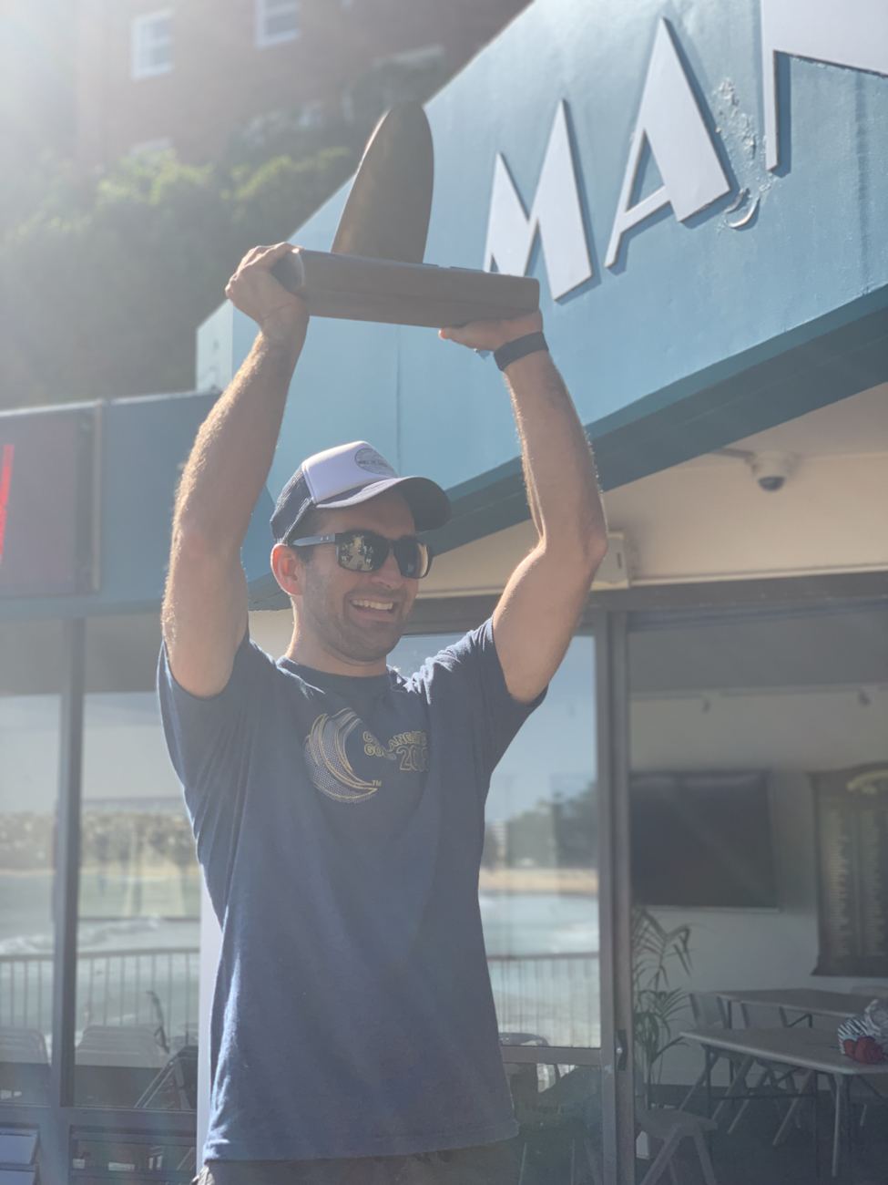 November 2018 — Marc P. outside the club